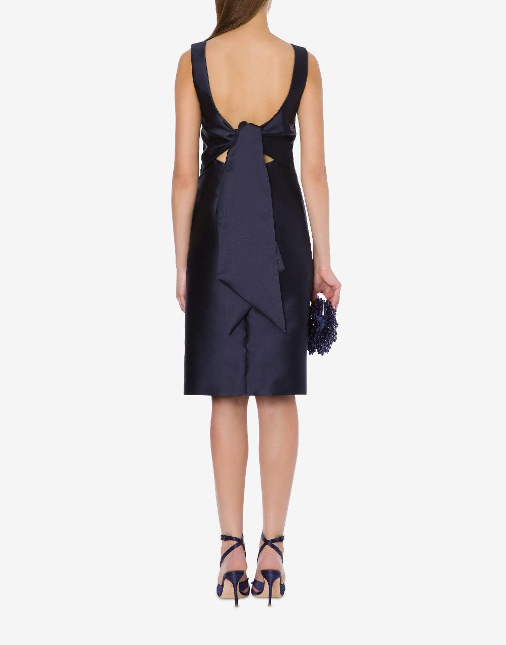Alberta Ferretti Abito midi in mikado Cocktail In Vendita