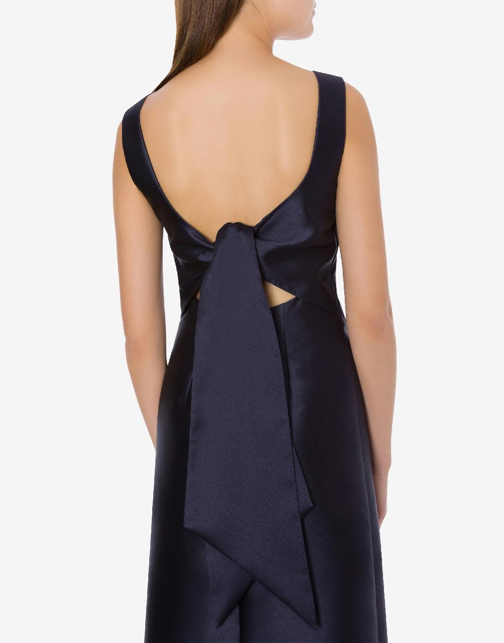 Alberta Ferretti Abito midi in mikado Cocktail In Vendita