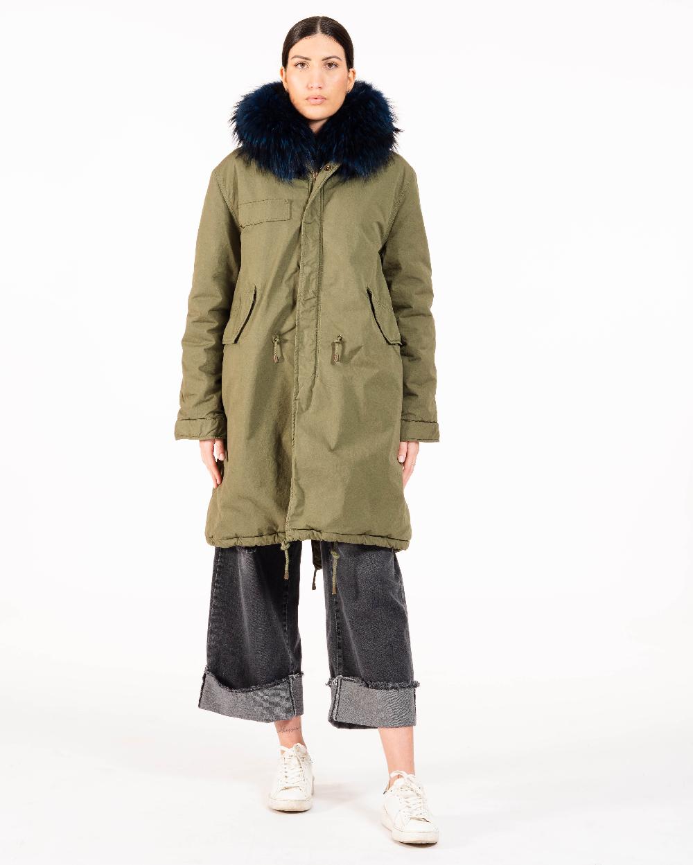 Alessandra chamonix AMANDINE MILITARY NAVY / PARKA Vendita Calda