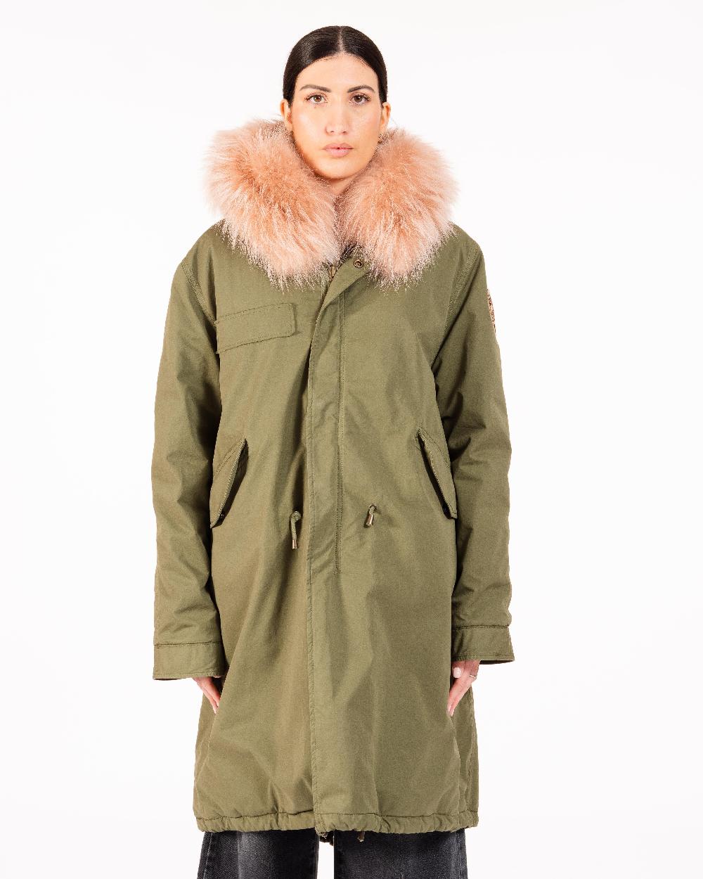 Alessandra chamonix AMANDINE MILITARY PINK / PARKA Negozio